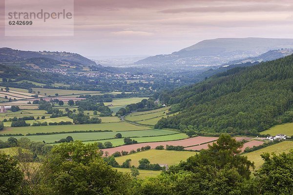 rollen  Europa  sehen  Ländliches Motiv  ländliche Motive  Großbritannien  Tal  Brecon Beacons National Park  Powys  Wales