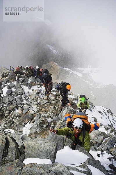 Bergsteiger  Frankreich  Europa  Französische Alpen  Chamonix