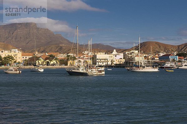 Hafen  Großstadt  angeln  Ansicht  Atlantischer Ozean  Atlantik  Afrika