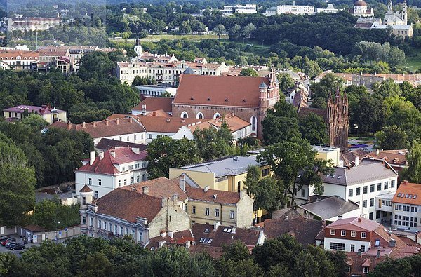 Vilnius  Hauptstadt  Europa  Stadt  Ansicht  Litauen  alt