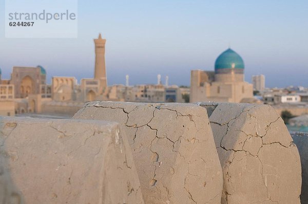 über  Großstadt  Moschee  Ansicht  Buchara  Zentralasien  Usbekistan