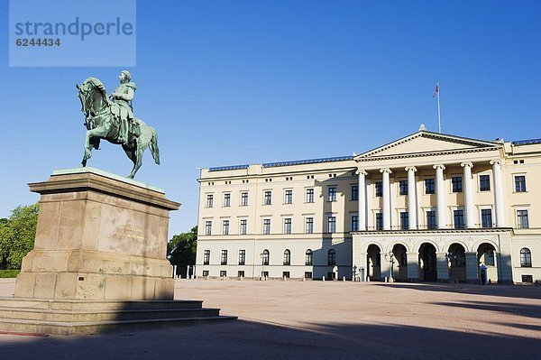 Oslo  Hauptstadt  Europa  Statue  Norwegen  Reiter  König - Monarchie  Skandinavien