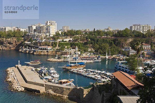 Hafen Jachthafen Anatolien Antalya Eurasien römisch Türkei
