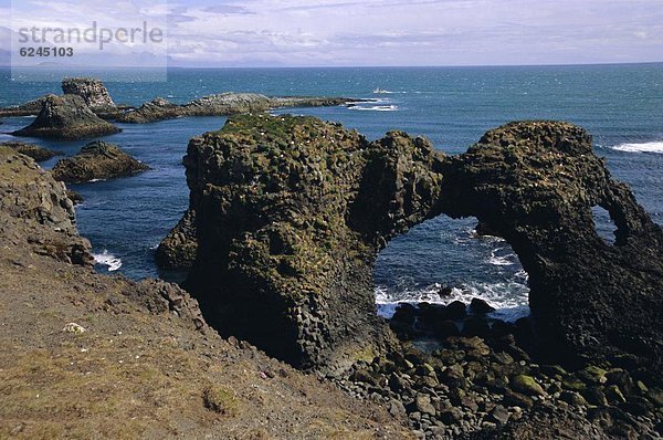 Felsbrocken  Anordnung  Arnarstapi  Island  Westküste