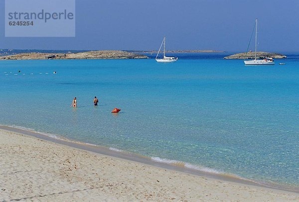 Strand  Balearen  Balearische Inseln  Formentera  Spanien