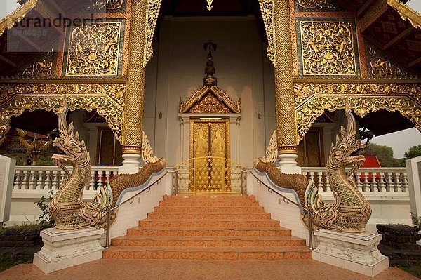 Wat Phra Singh  Chiang Mai Provinz Chiang Mai  Thailand  Südostasien  Asien