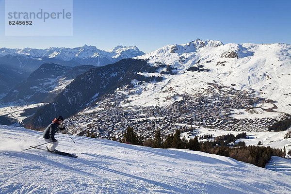 Europa  Verbier  Berner Alpen  Schweiz