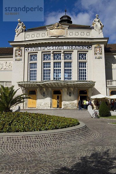 Municipal theatre and opera house  Klagenfurt am Worthersee  Carinthia  Austria  Europe