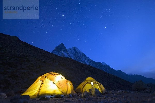 camping  Zelt  Insel  Himalaya  Asien  Nepal