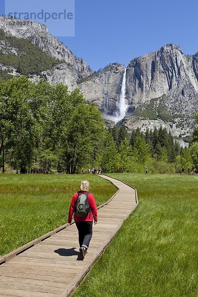 Vereinigte Staaten von Amerika  USA  gehen  Tourist  wandern  Nordamerika  UNESCO-Welterbe  Yosemite Nationalpark  Kalifornien
