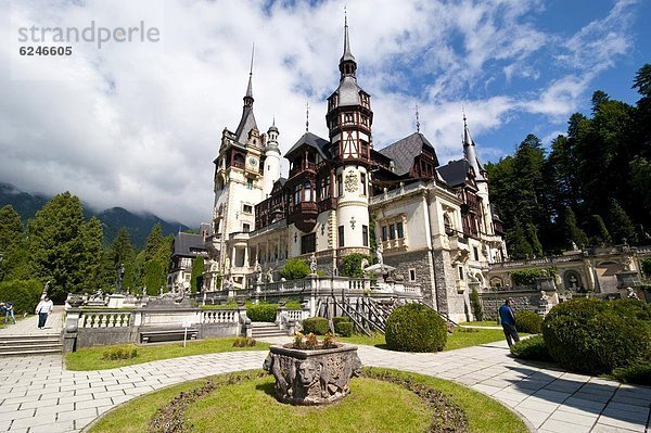 Schloss Peles  Sinaia  Rumänien  Europa