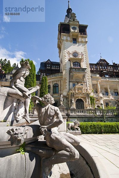 Schloss Peles  Sinaia  Rumänien  Europa