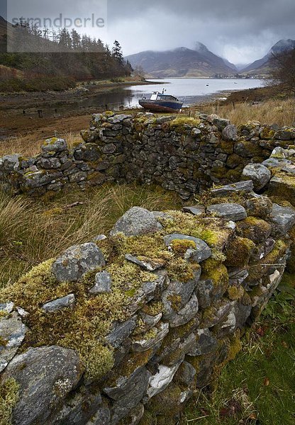 Europa  Morgen  Großbritannien  ernst  lang  langes  langer  lange  See  Schottland