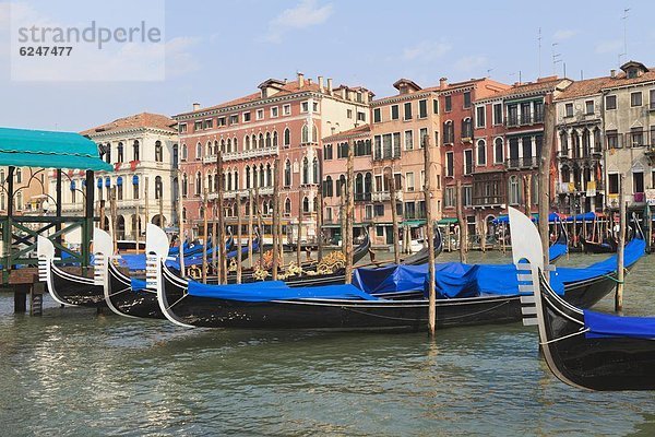 Der Canal Grande  Venedig  UNESCO World Heritage Site  Veneto  Italien  Europa