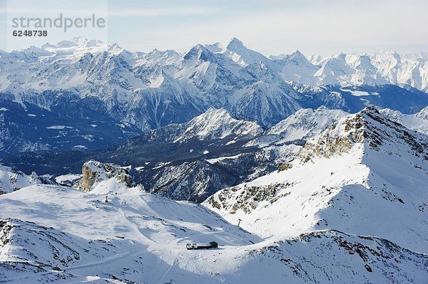 Landschaftlich schön  landschaftlich reizvoll  Europa  Berg  Urlaub  Ski  Breuil-Cervinia  Alpen  Italien