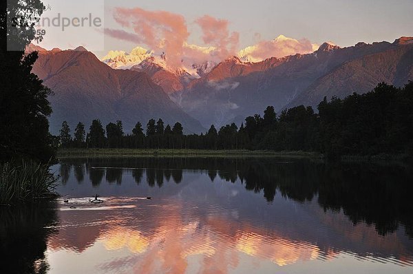 hinter  Wolke  Sonnenuntergang  Koch  Pazifischer Ozean  Pazifik  Stiller Ozean  Großer Ozean  neuseeländische Südinsel  Berg  UNESCO-Welterbe  Neuseeland  Westküste