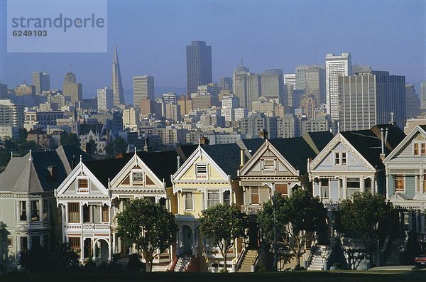 Vereinigte Staaten von Amerika USA Alamo Square Kalifornien San Francisco