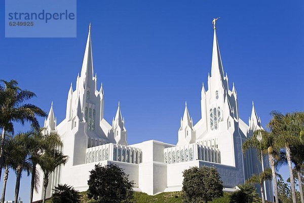 Mormonen Tempel in La Jolla  San Diego County  California  Vereinigte Staaten von Amerika  Nordamerika