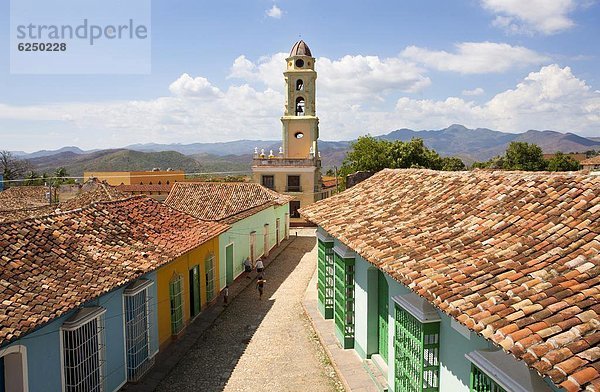 Balkon  Westindische Inseln  Mittelamerika  Ansicht  UNESCO-Welterbe  Trinidad und Tobago  Kuba
