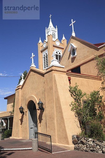 Kirche San Felipe de Neri  Old Town  Albuquerque  New Mexico  Vereinigte Staaten von Amerika  Nordamerika