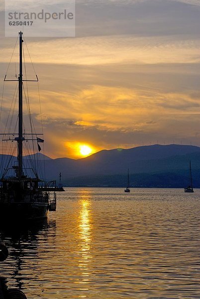 Europa  Sonnenuntergang  Griechenland  Peloponnes