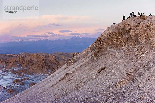 warten über aufwärts Tal Tourist Mond Atacama Chile voll Südamerika Valle Schiffswache