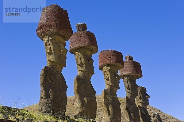 Stein Statue UNESCO-Welterbe Chile Moai Südamerika