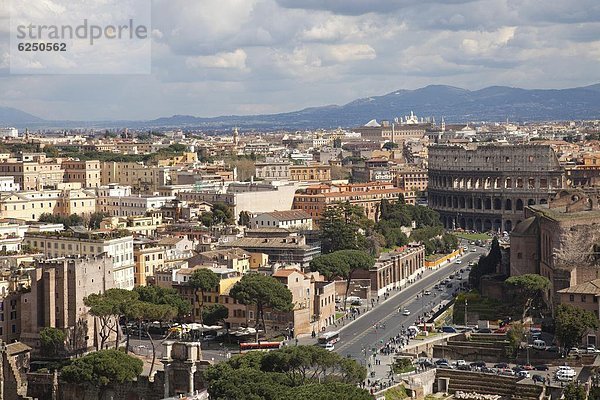 Rom  Hauptstadt  Europa  über  Ansicht  Latium  Altar  Kolosseum  Italien