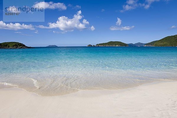 Strand  Karibik  Westindische Inseln  Mittelamerika  Bucht  Virgin Islands