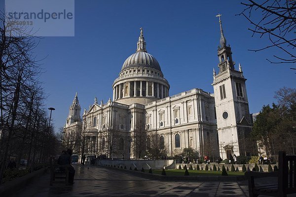St. Paul's Cathedral  London  England  Großbritannien  Europa