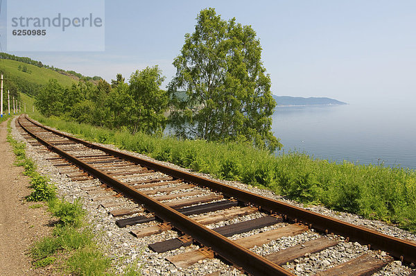 Circum-Baikal-Bahn  Baikalsee  Irkutsker Oblast  Sibirien  Russische Föderation  Russland  Eurasien  Asien