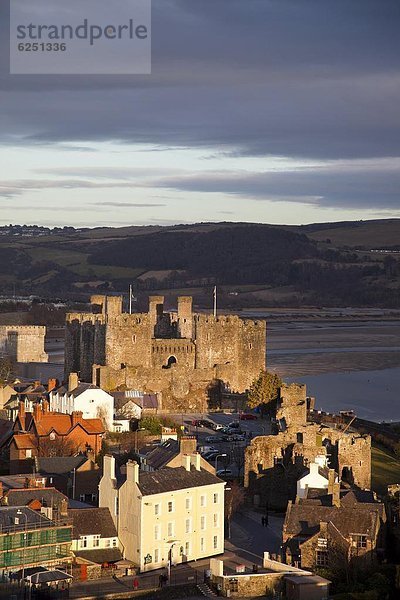 Europa  Großbritannien  UNESCO-Welterbe  Conwy Castle  Wales