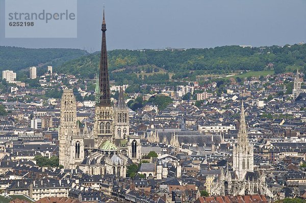 Skyline  Skylines  Frankreich  Europa  Stadt  Kathedrale  Normandie  Rouen