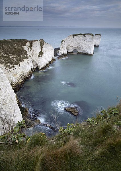 Stapel  Felsbrocken  Europa  Schönheit  Großbritannien  Steilküste  Meer  UNESCO-Welterbe  Dorset  England  alt