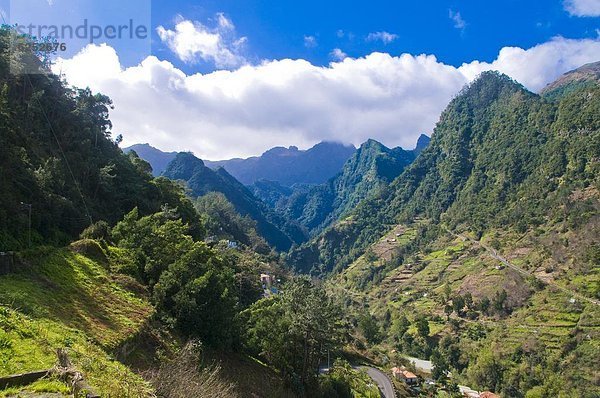 Europa  Berglandschaft  Madeira  Portugal