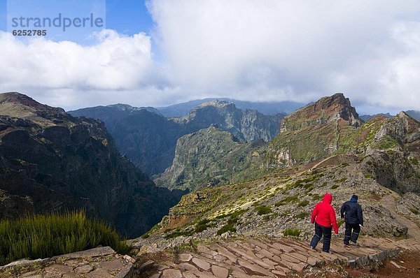 Europa  Tourist  wandern  Madeira  Portugal