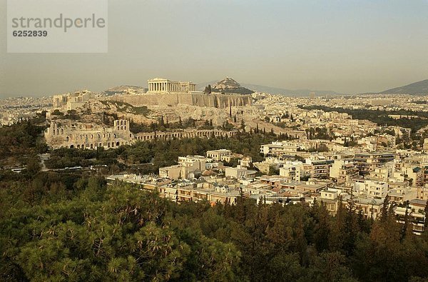 Athen  Hauptstadt  Europa  Hügel  Akropolis  Griechenland