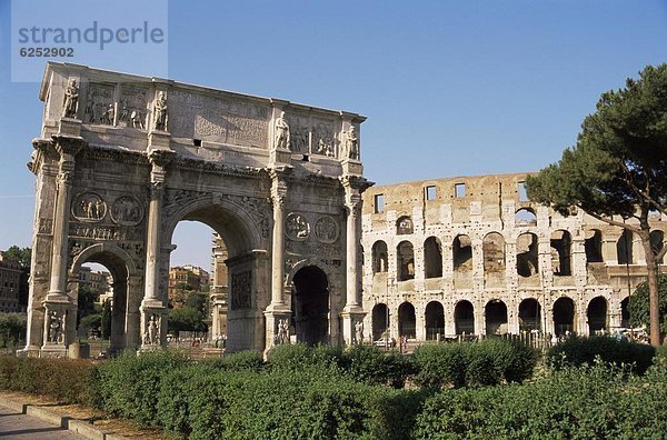 Rom  Hauptstadt  Europa  Brücke  Latium  Kolosseum  Constantine  Italien