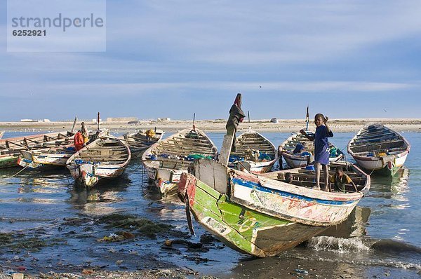 Boot angeln Afrika Mauretanien