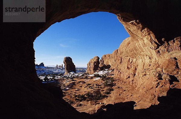 Vereinigte Staaten von Amerika  USA  Nordamerika  Arches Nationalpark  Double Arch  Utah