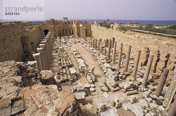 Nordafrika  UNESCO-Welterbe  Afrika  Leptis Magna  Libyen