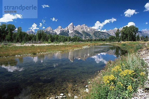 Vereinigte Staaten von Amerika  USA  Fluss  Nordamerika  Ansicht  landen  Wyoming