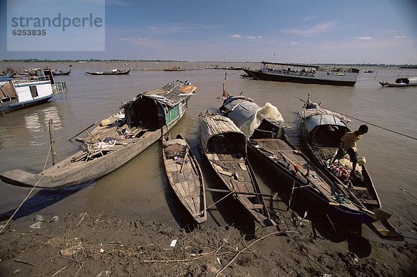 Phnom Penh  Hauptstadt  Hausboot  Südostasien  Vietnam  Asien  Kambodscha