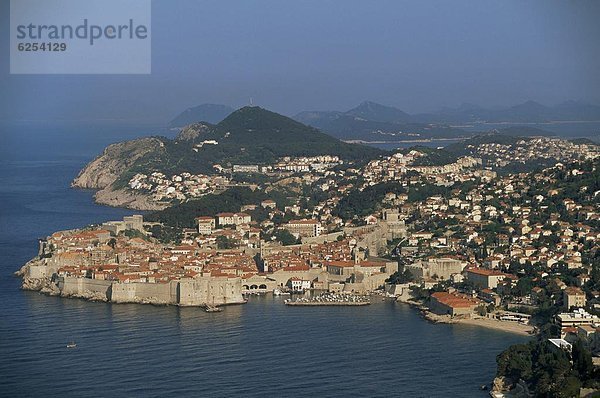 Europa Adriatisches Meer Adria Kroatien Dalmatien Dubrovnik