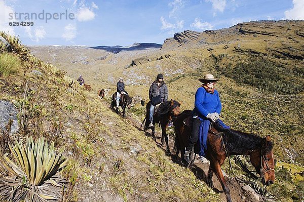 reiten - Pferd  Kolumbien  Südamerika