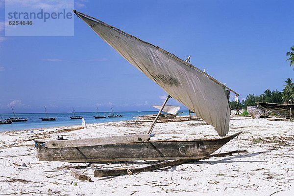 Ostafrika Strand Afrika Dau Tansania