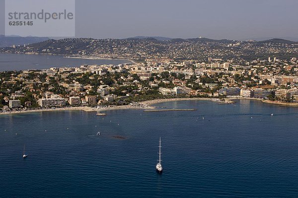 Frankreich Europa Mütze Ansicht Hubschrauber Provence - Alpes-Cote d Azur Cote d Azur Alpes-Maritimes