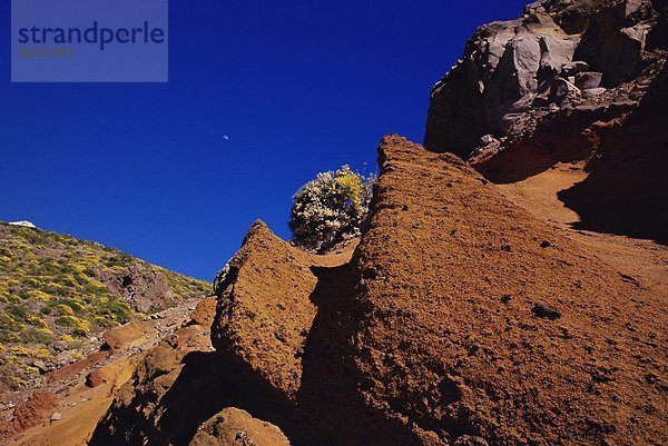 nahe leer Europa Landschaft Kanaren Kanarische Inseln Mondlandschaft Öde La Palma Spanien