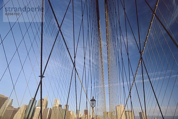 Vereinigte Staaten von Amerika  USA  New York City  Nordamerika  Brooklyn Bridge