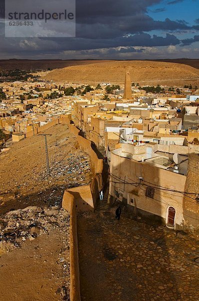 Nordafrika  über  Stadt  Ansicht  UNESCO-Welterbe  Afrika  Algerien